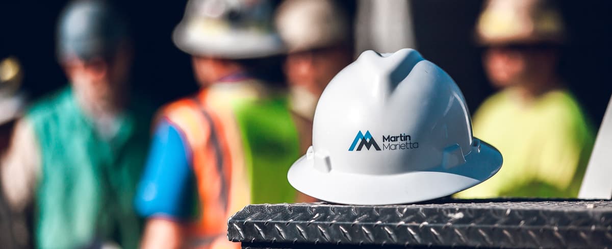 Martin Marietta employees at a worksite
