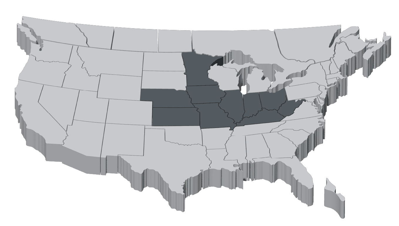 Central division map