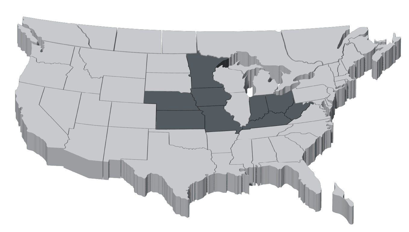 Central division map