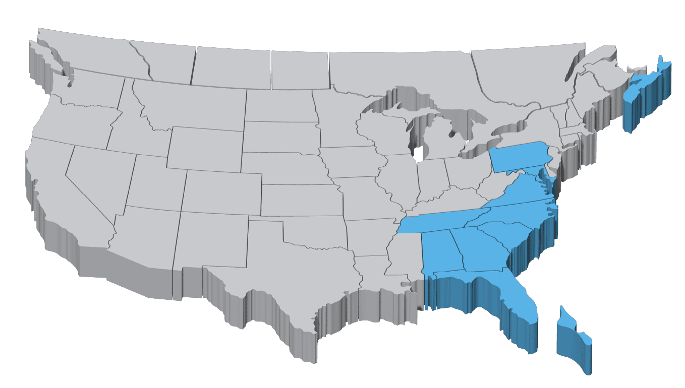 East division map
