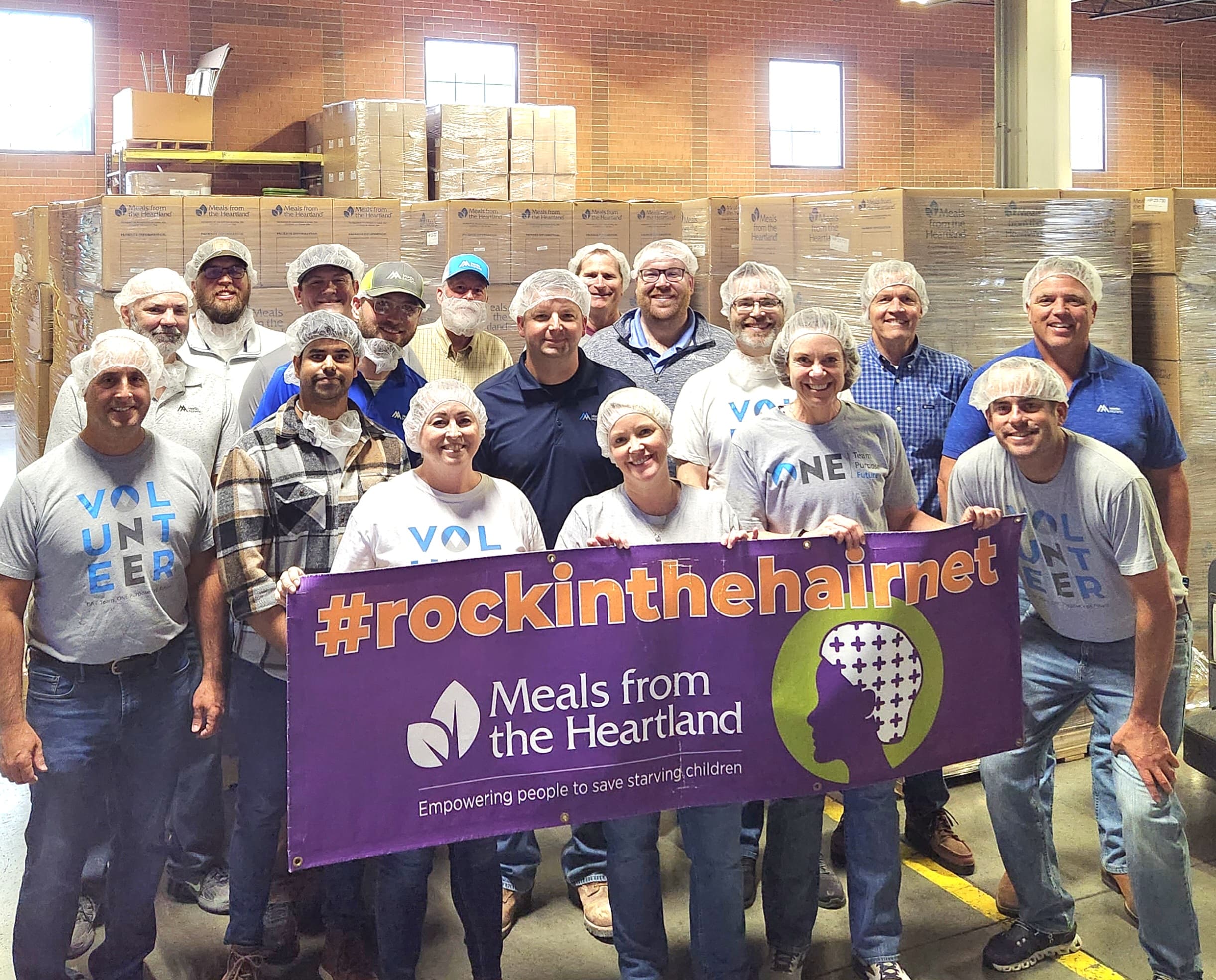 Des Moines District employees packaged meals to help those in need locally and worldwide.