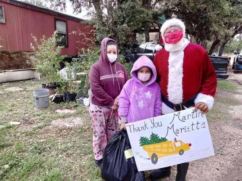 Martin Marietta assists Mike Schaefer and his wife’s community outreach in central Texas.