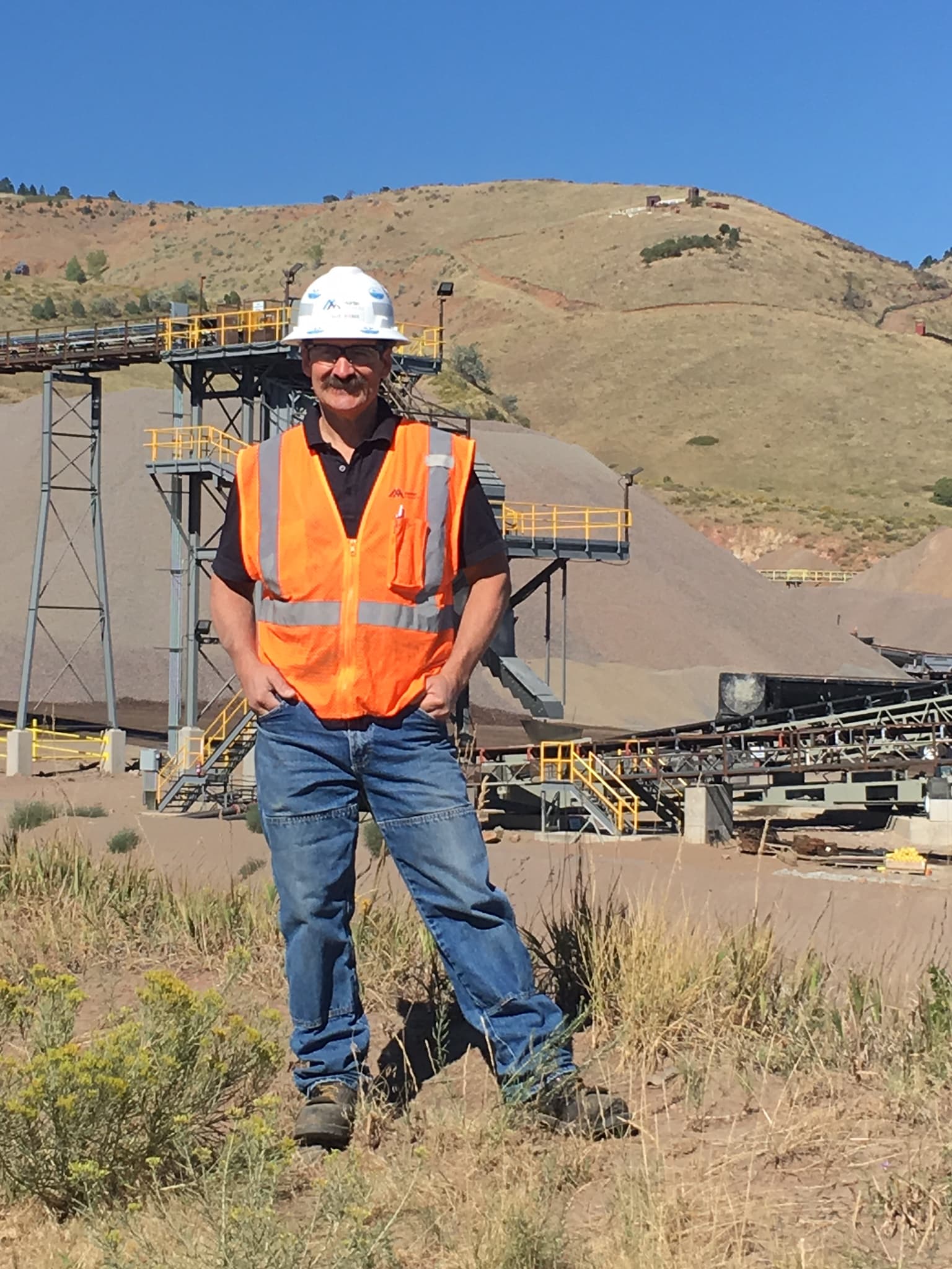 Geology and Survey Manager David Bieber at Spec Agg Quarry in Golden, Colorado. Bieber is set to retire in 2023 after nearly four decades of service to the mining industry