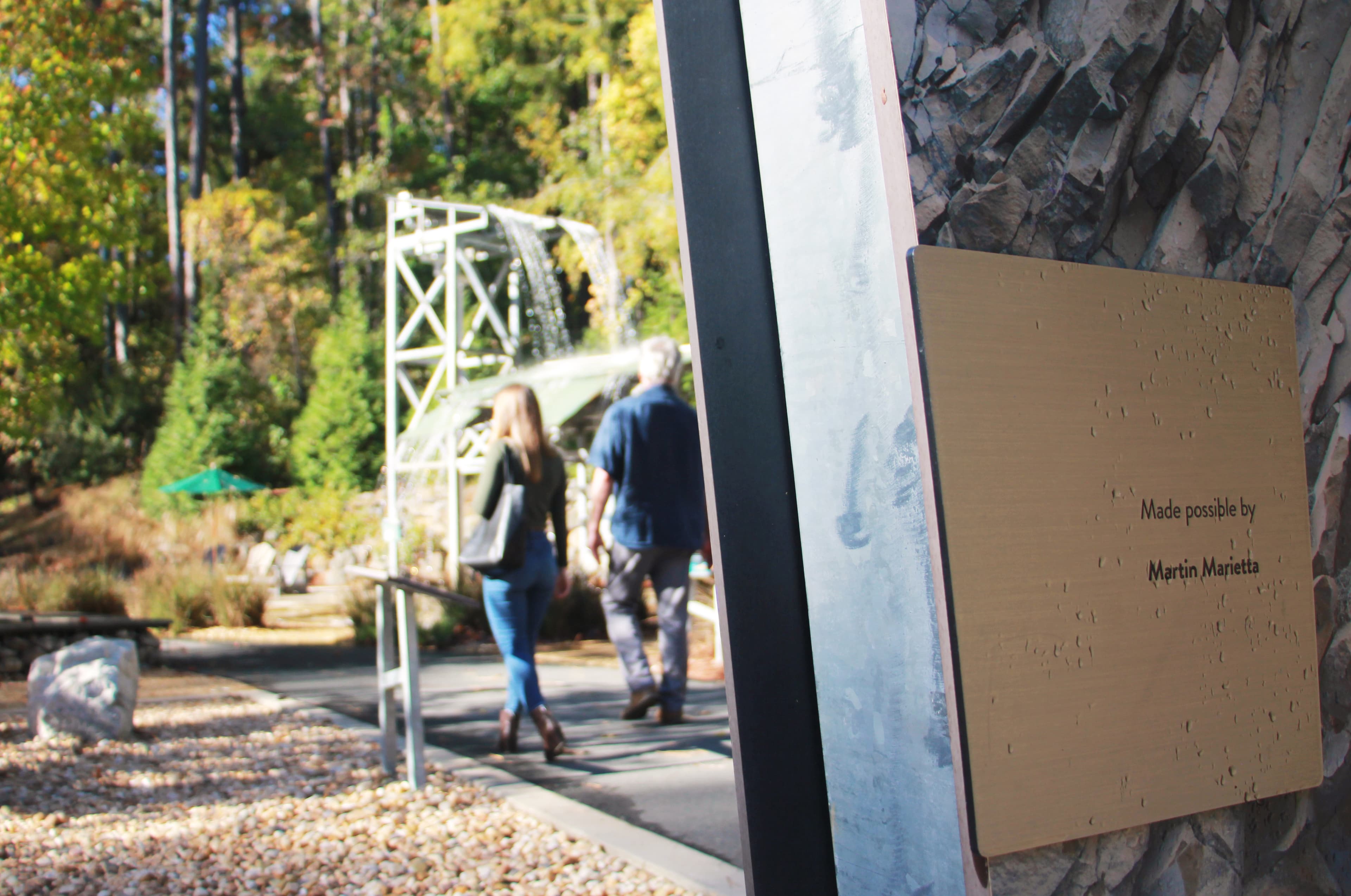 The Martin Marietta name is present throughout the exhibit.