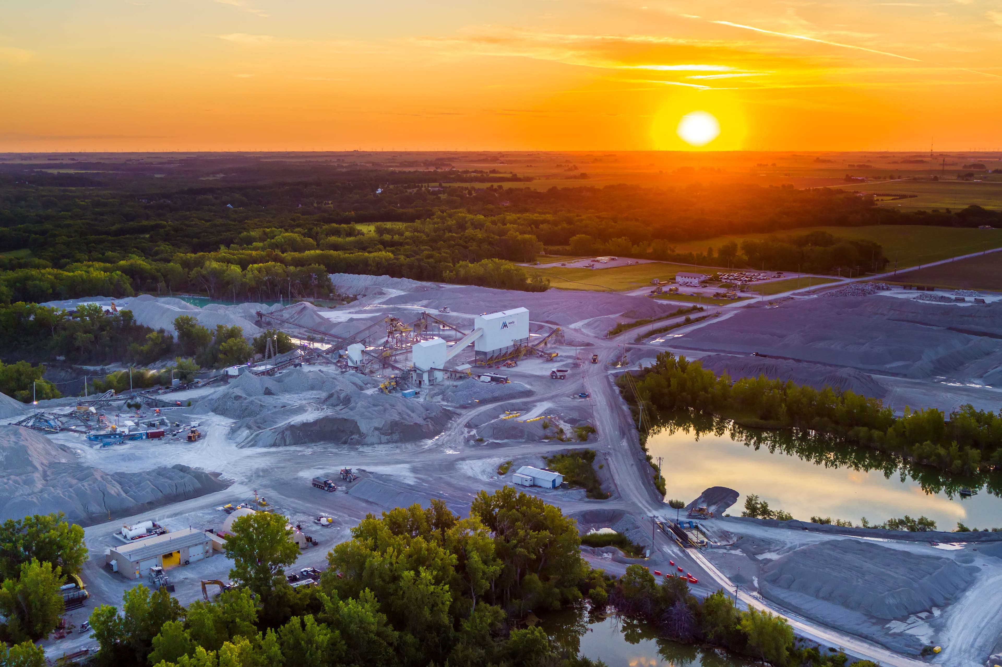 Centrally located in Iowa, Ames Mine and its people provide needed materials to the local community.
