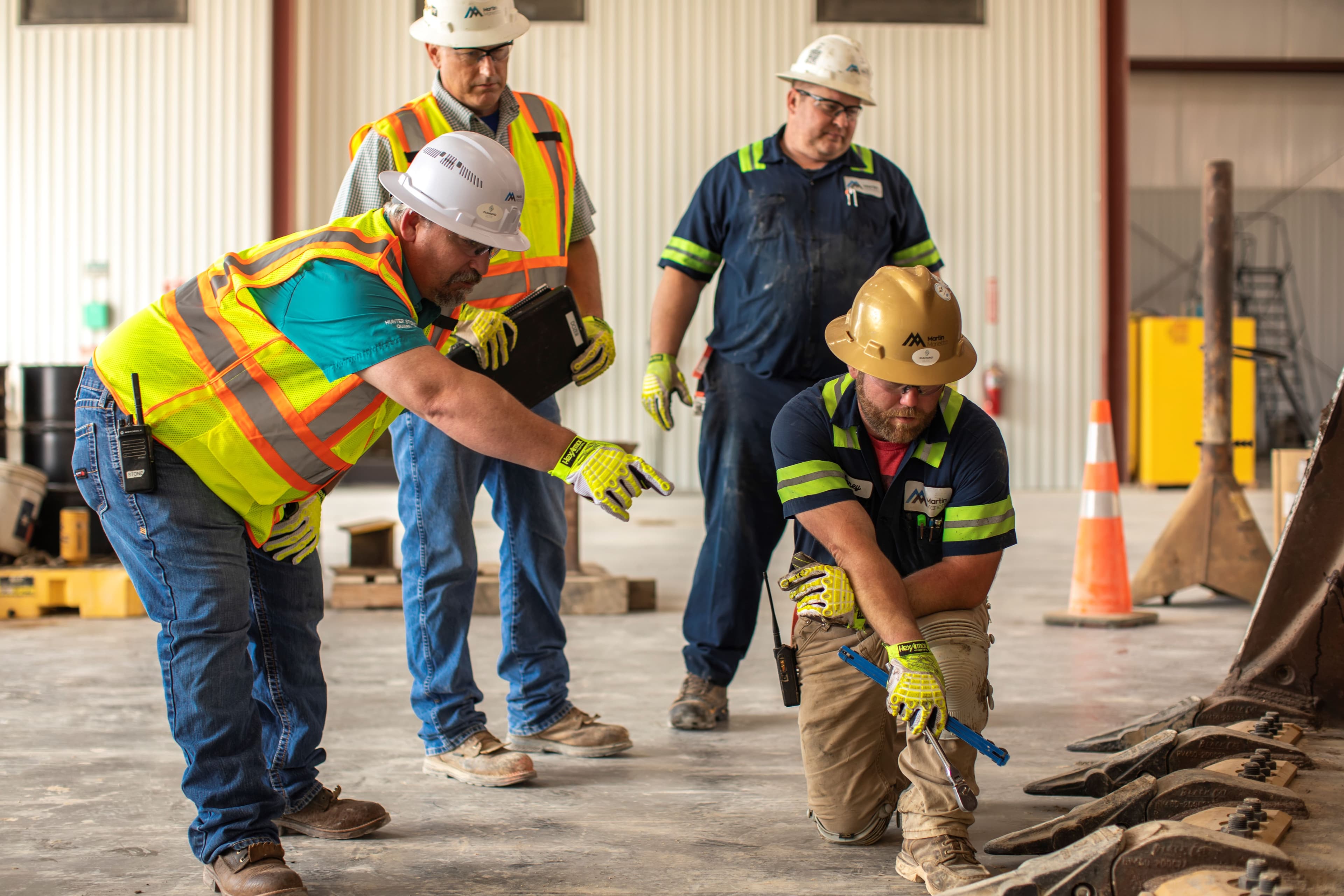 Working together to find solutions is a key to the Hunter Stone's success.