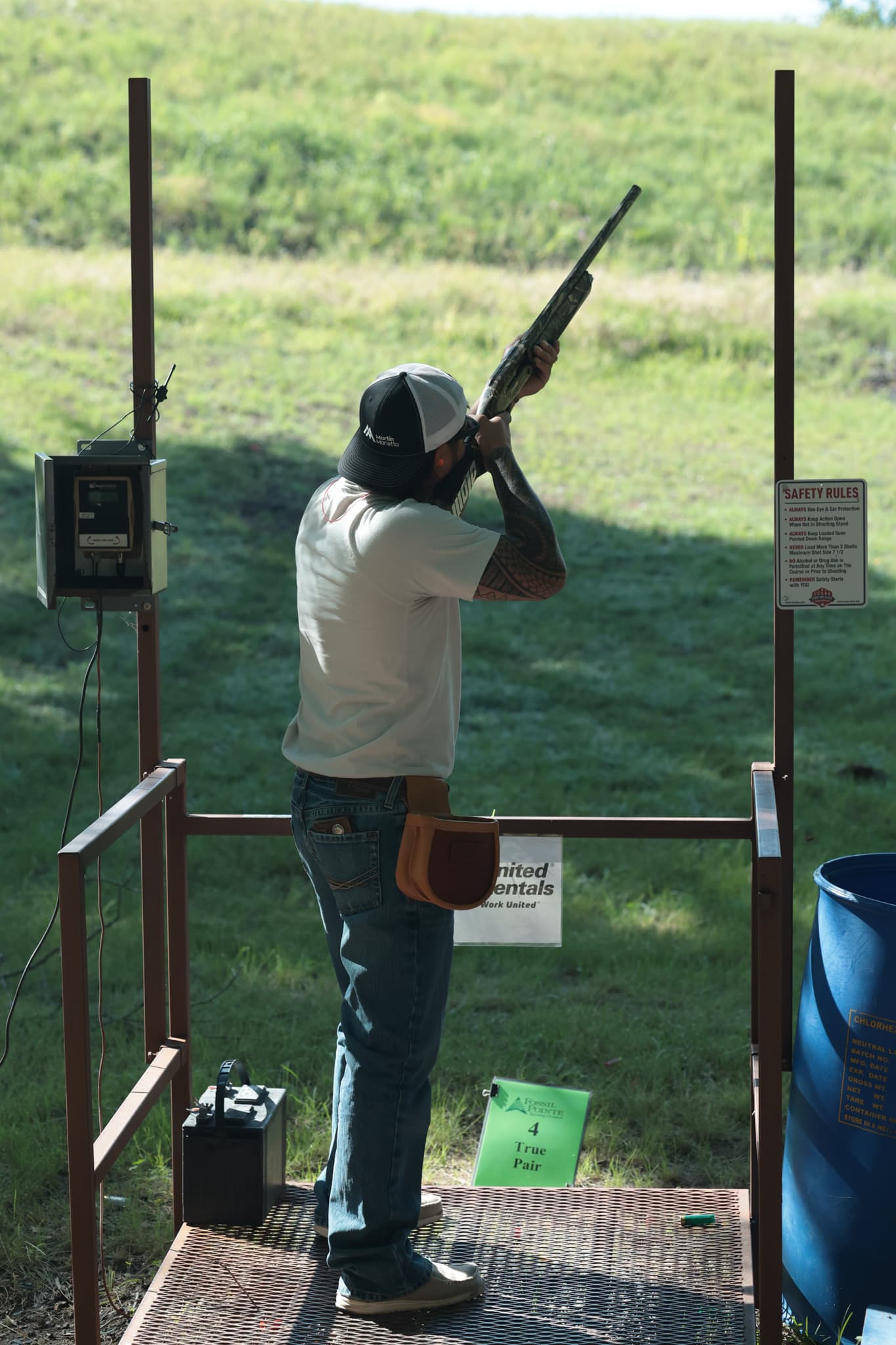 Community members participate in the Southwest Division’s annual Rocks, Shells & Clays Tournament.