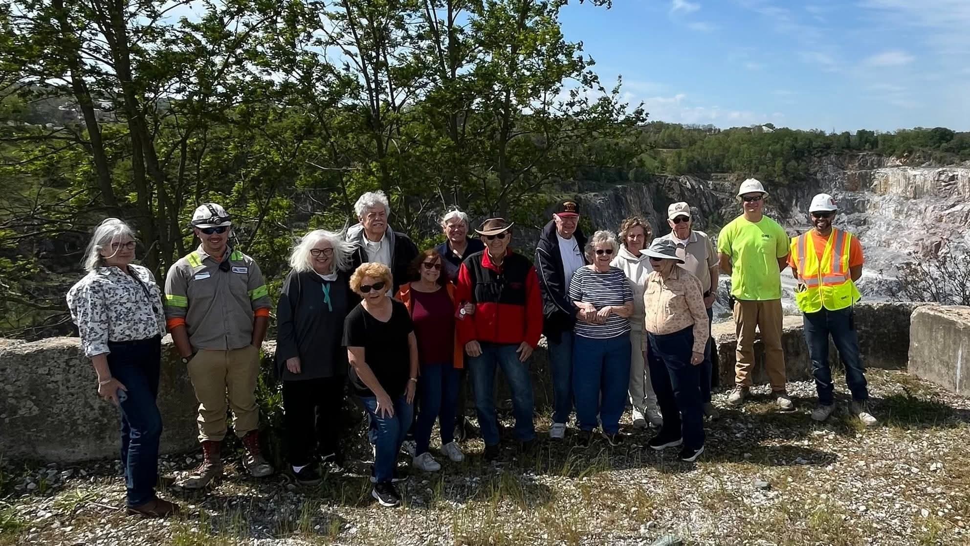 Medford Quarry team host senior citizens tour