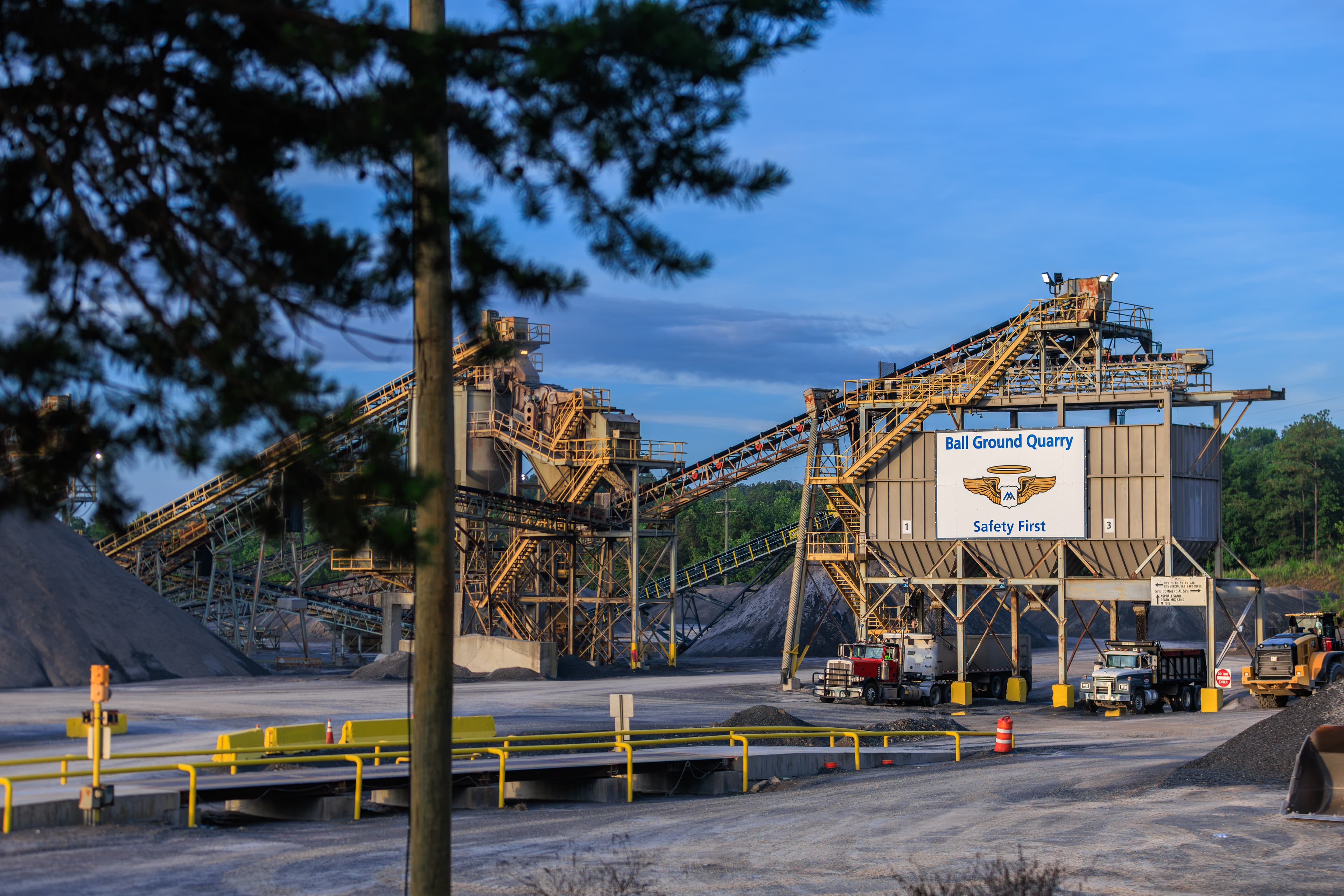 Ball Ground Quarry produces high-quality marble for local vendors.