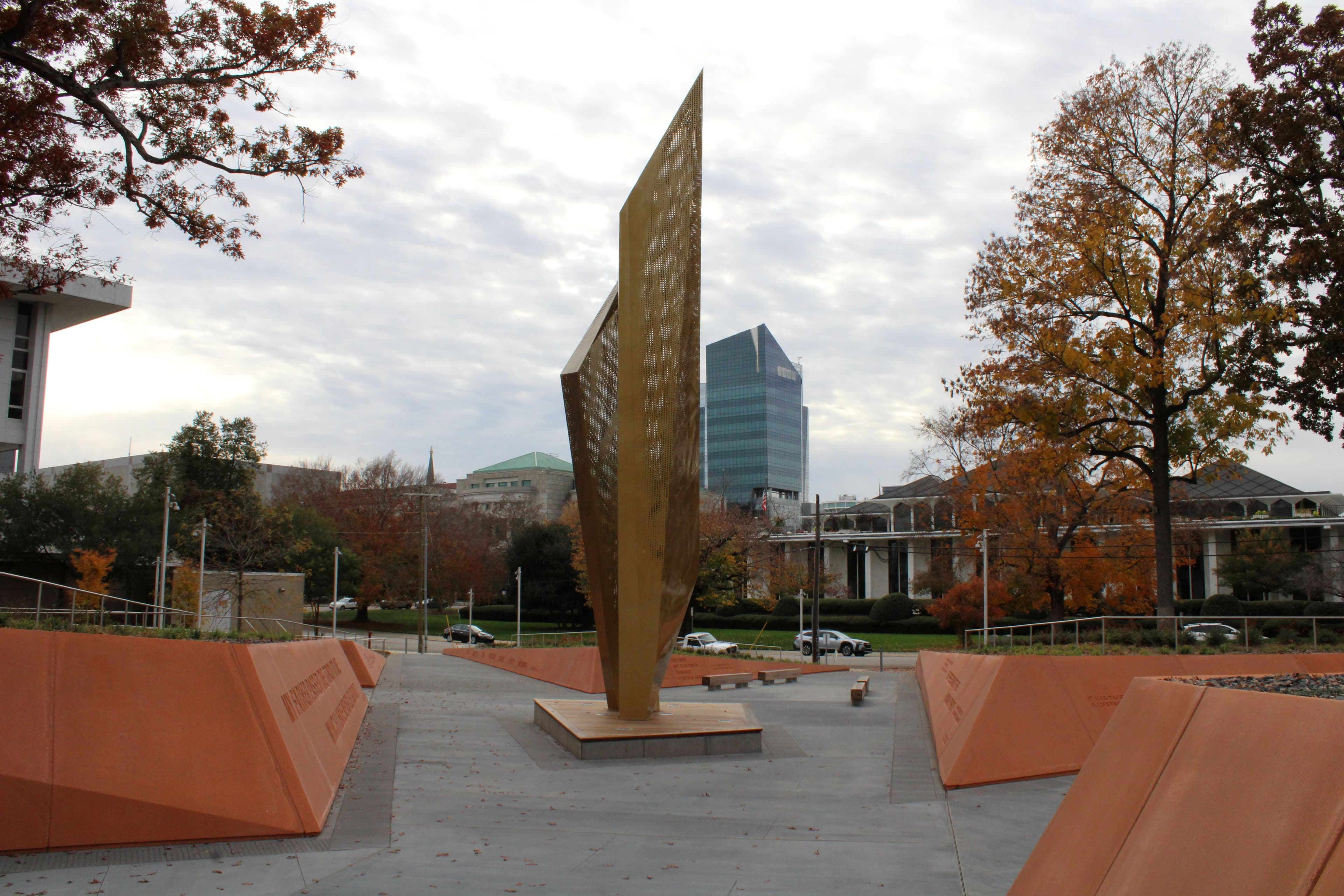 North Carolina Freedom Park sits on several tons of donated aggregates provided by Garner Quarry