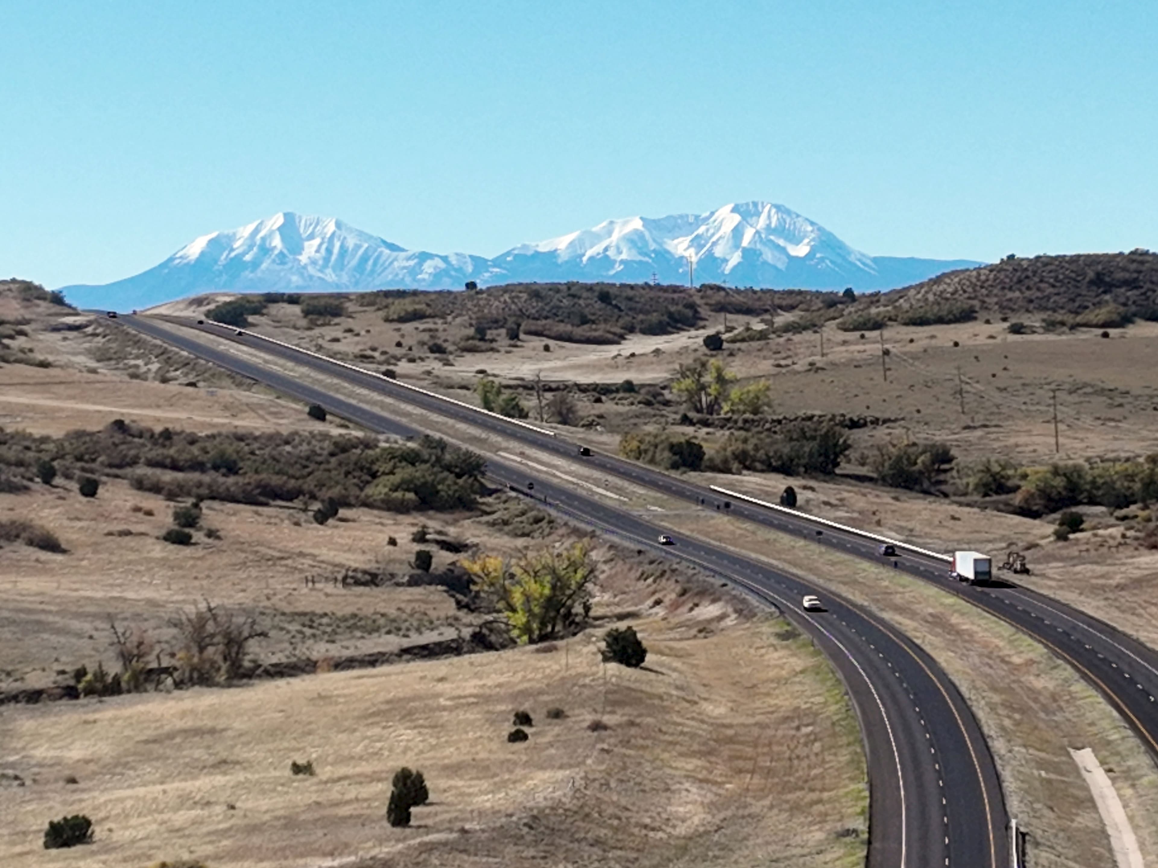 View of the MRI Smoothness: ll Category winner: I-25 Surface Treatment Colorado City, CDOT Region 2