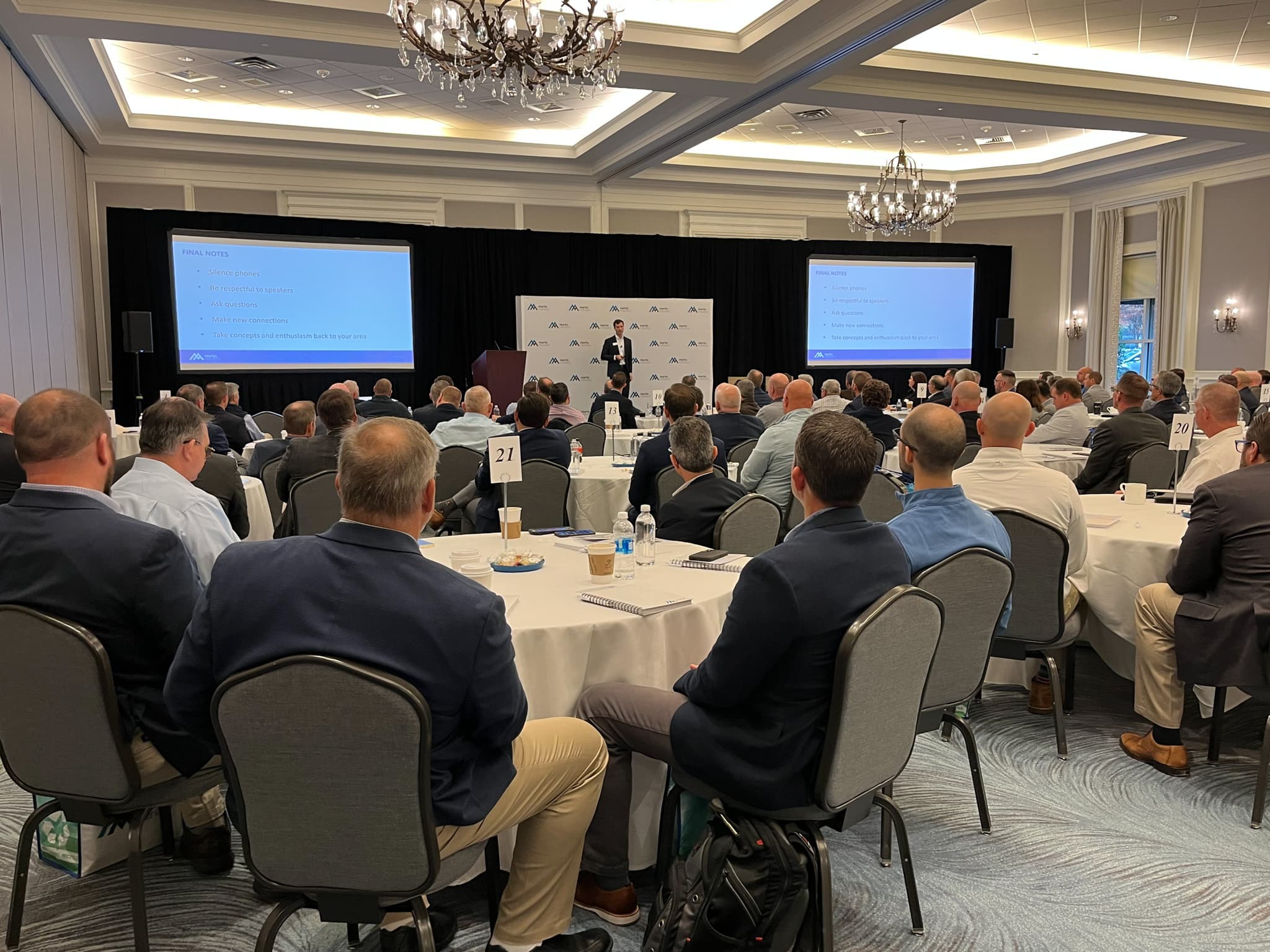 Oliver Brooks speaks to attendees of the 2022 Operational Excellence Conference in Charlotte, North Carolina.