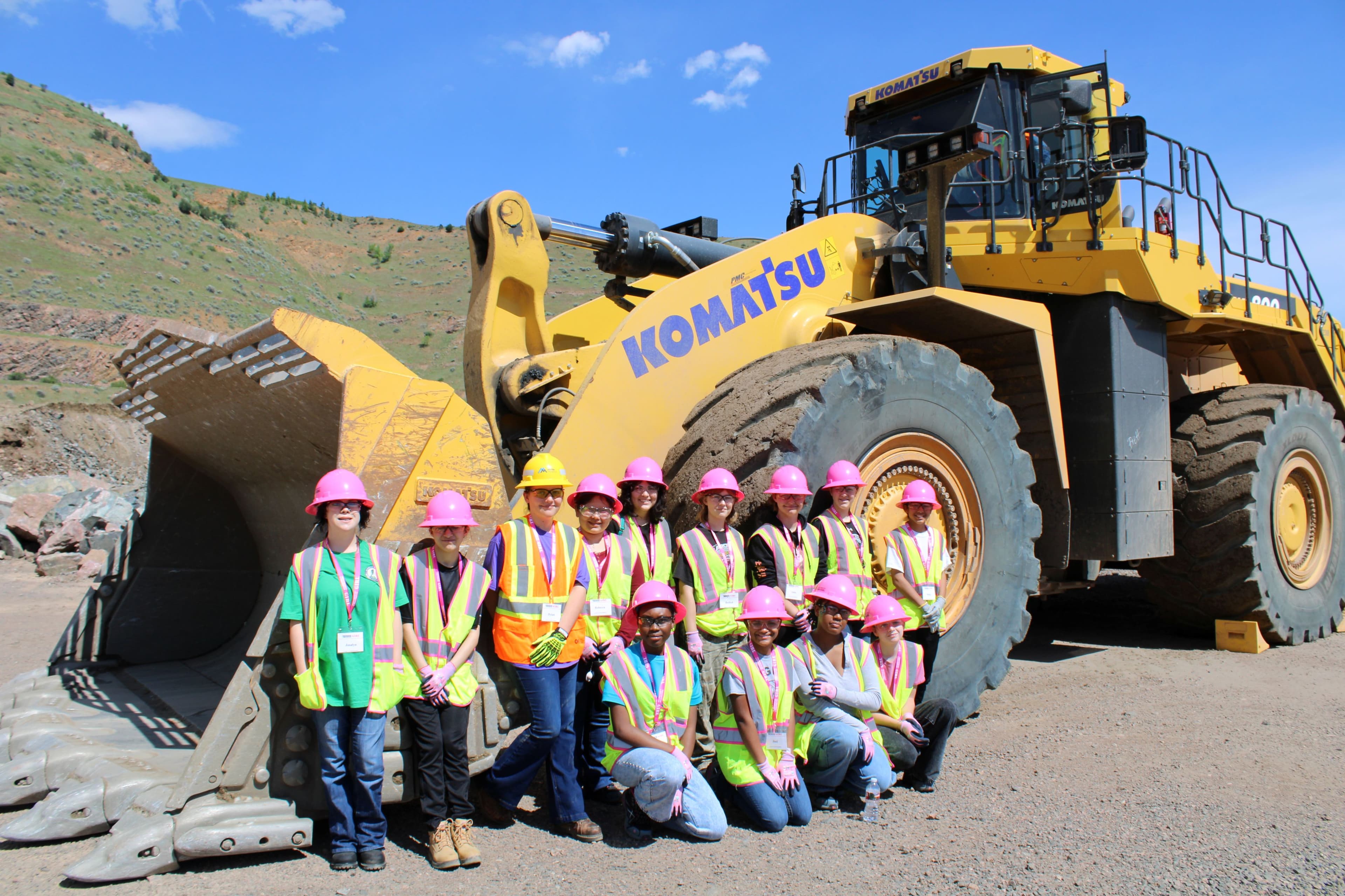 As a part of a career week for young women, students received an immersive introduction to the mining and construction industries with a full day at Spec Agg Quarry, Asphalt and Metro Lab.